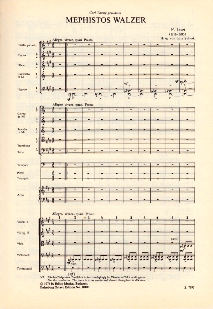 Franz Liszt - Mephistos Walzer