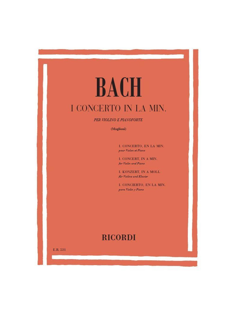 Bach - Concerto Per Violino Bwv 1041 In La Min.