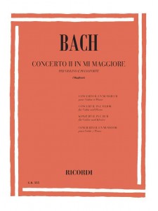 Bach - Concerto II In Mi Maggiore (Violino & Pianoforte)