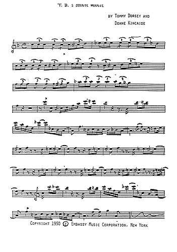Tommy Dorsey: T.D.'s Boogie Woogie
