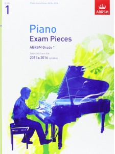 ABRSM Piano - Exam Pieces 2015-2016 Grade 1