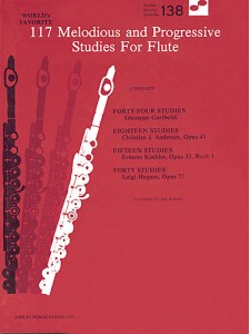 117 Melodious and Progressive Studies for Flute