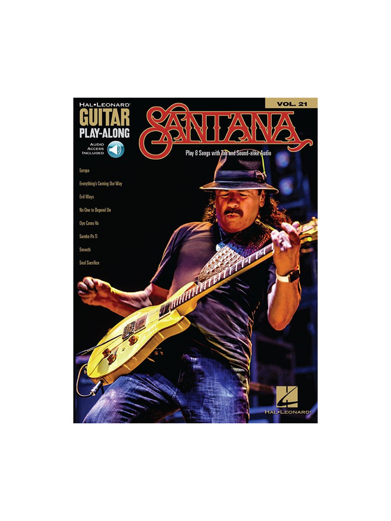 Santana: Guitar Play-Along Volume 21 (book/Audio Online)