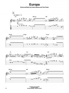 Santana: Guitar Play-Along Volume 21 (book/Audio Online)