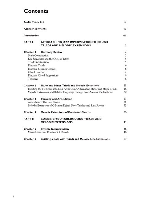 Jazz Improvisation for Guitar (book/CD)