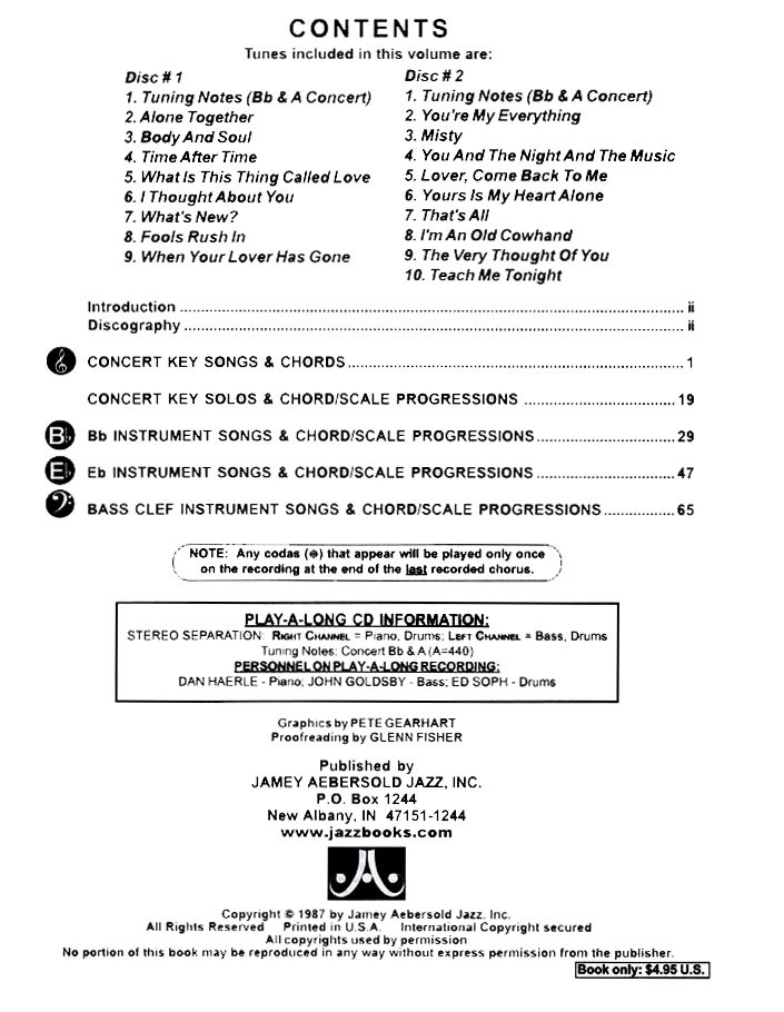 Body & Soul (book/2 CD play-along)