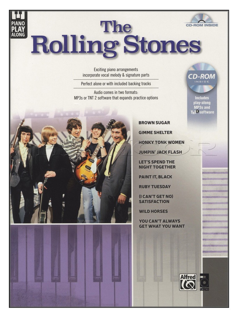 Piano Play-Along: The Rolling Stones (book/CD-Rom)