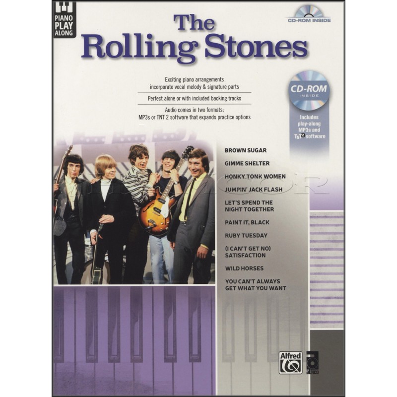 Piano Play-Along: The Rolling Stones (book/CD-Rom)