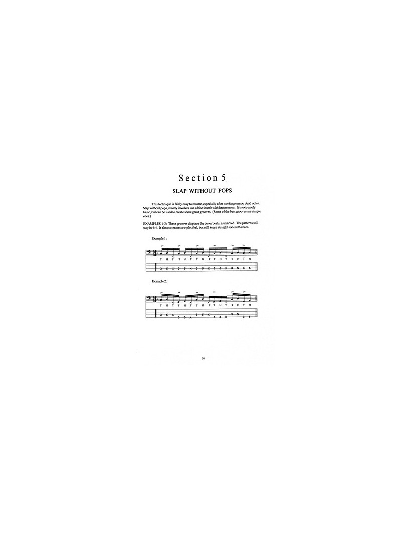 Percussive Slap Bass (book/CD)
