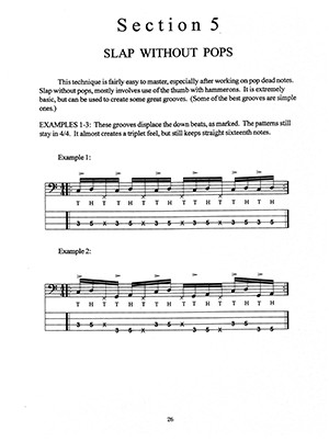 Percussive Slap Bass (book/CD)