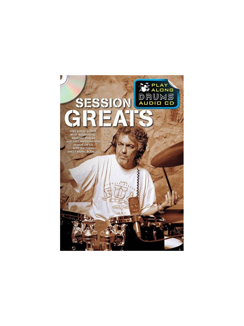 Play Along Drums Audio CD: Session Great (booklet/CD)