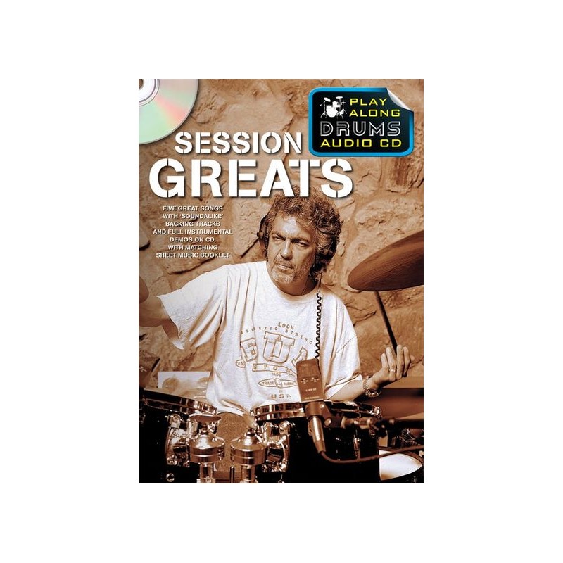 Play Along Drums Audio CD: Session Great (booklet/CD)