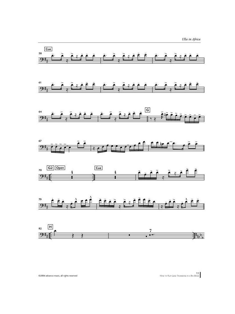 How to Play Lead Trombone in a Big Band (book/CD)