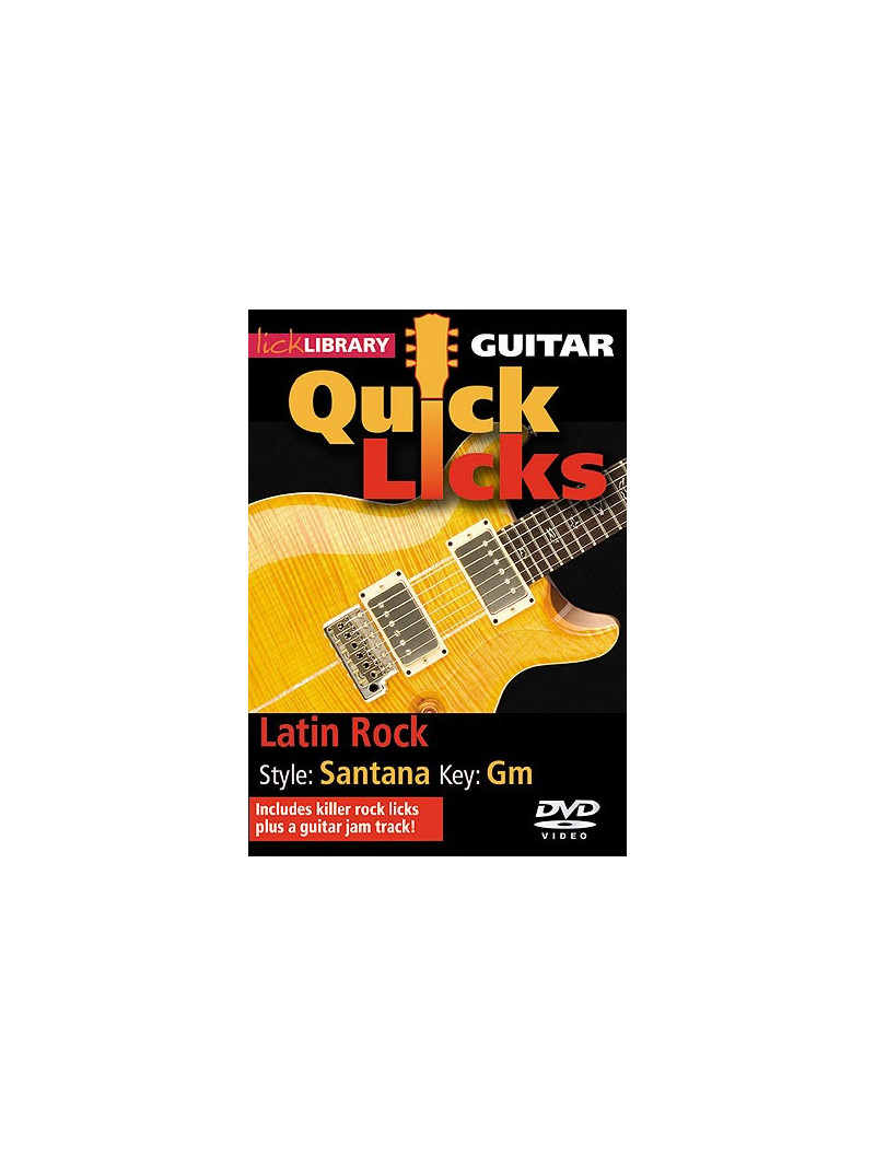 Lick Library: Latin Rock - Carlos Santana (DVD)
