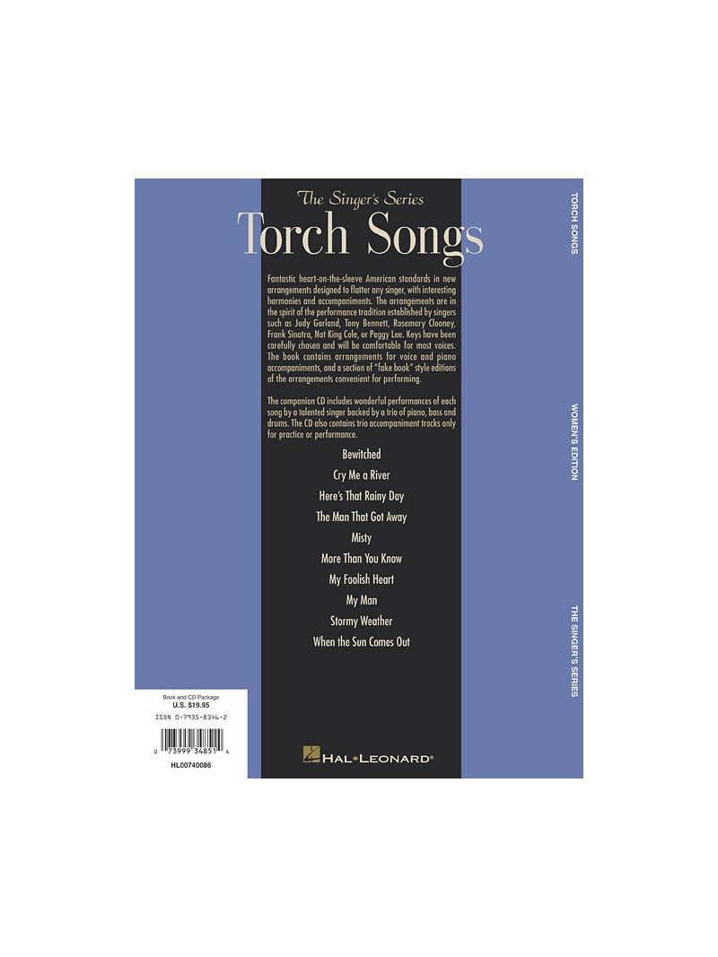 Torch Songs: Women's Edition (book/CD-sing along)