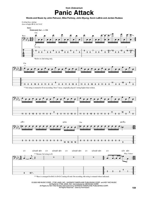 Dream Theater Bass Anthology