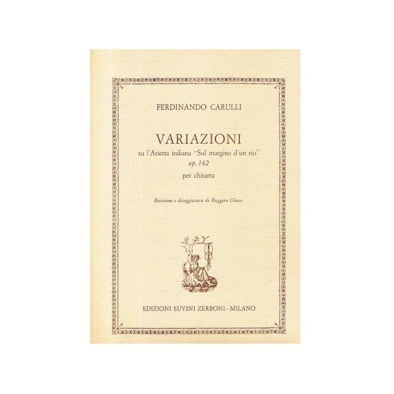 Variazioni - Op. 142 per chitarra