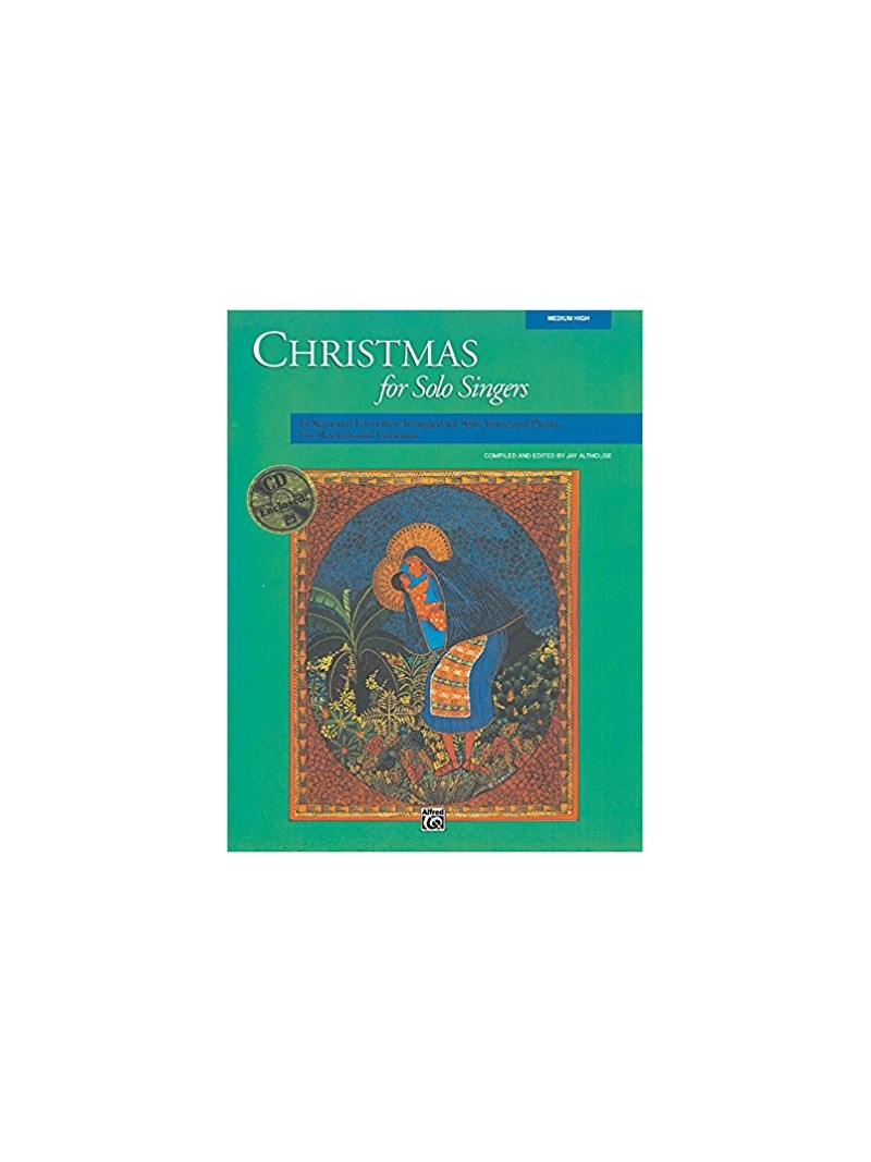 Christmas for Solo Singers for Medium High Voice (book/CD)