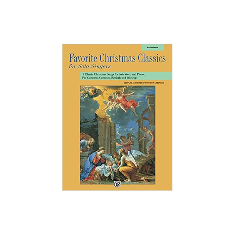 Favorite Christmas Classics for Solo Singer - Medium High (book/CD) 
