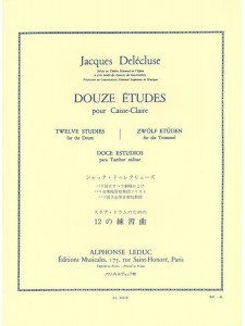 Douze (12) Etudes pour Caisse-Claire