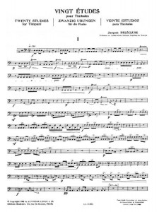 vinght Etudes pour Timbales