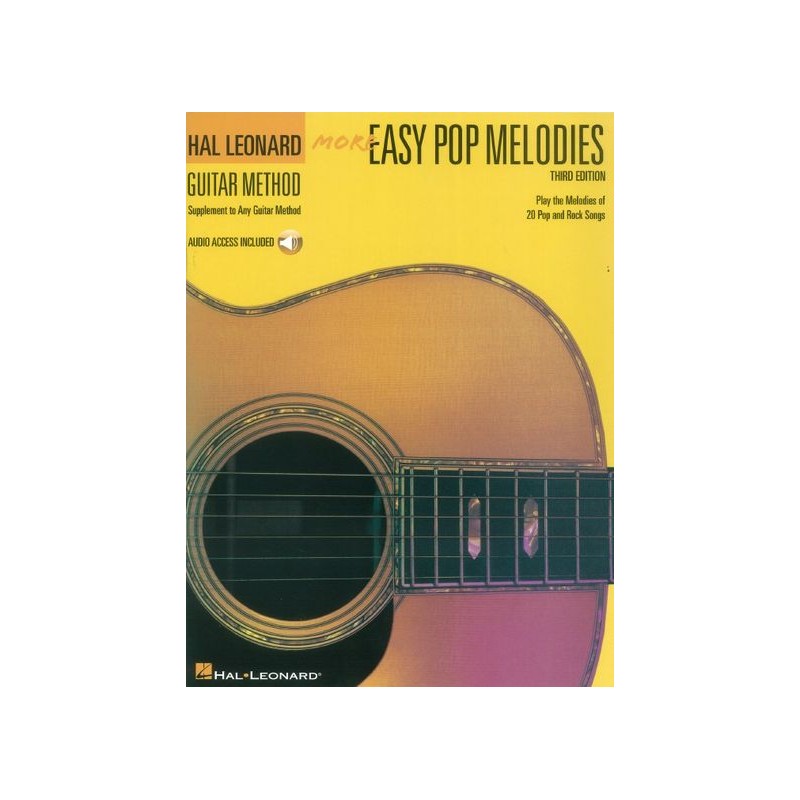 Guitar Method: More Easy Pop Melodies (Book/CD)