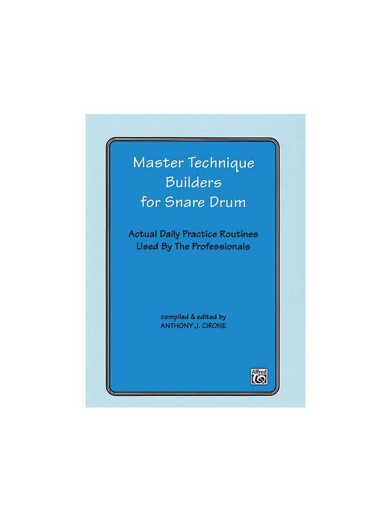 Master Technique Builders For Snare Drum