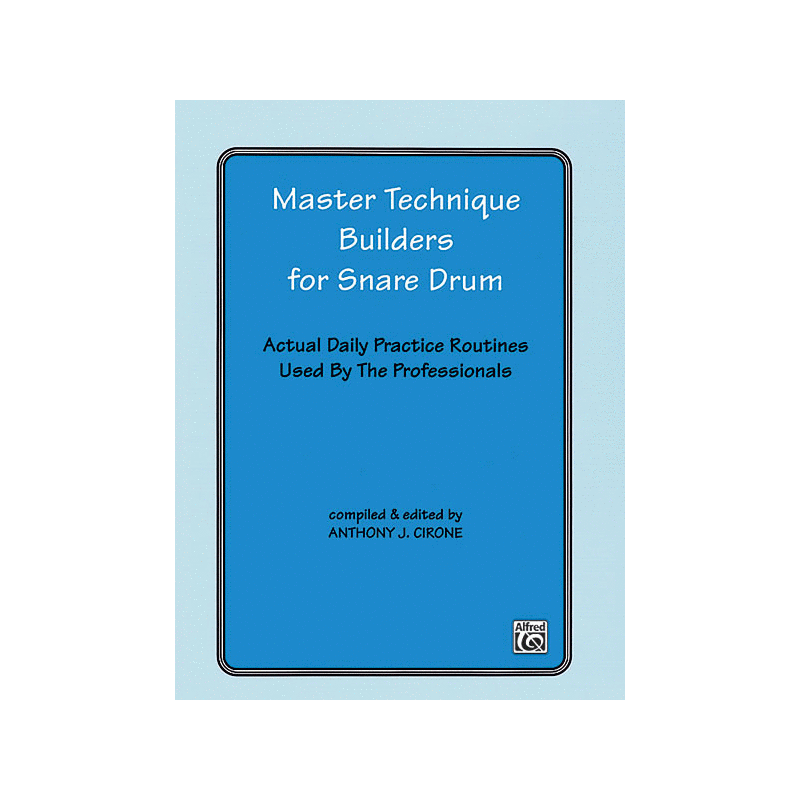 Master Technique Builders For Snare Drum