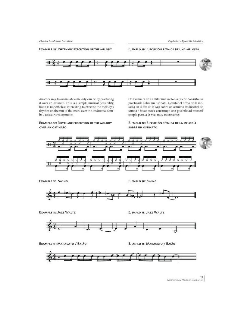 Melodic Interpretation for the Drumset (book/CD)