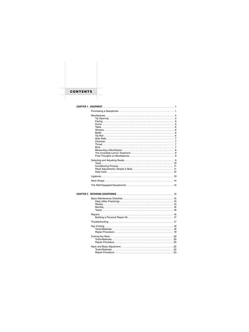 The Saxophone Handbook