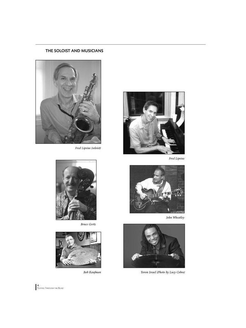 Playing Through the Blues: For Sax (book/CD play-along)