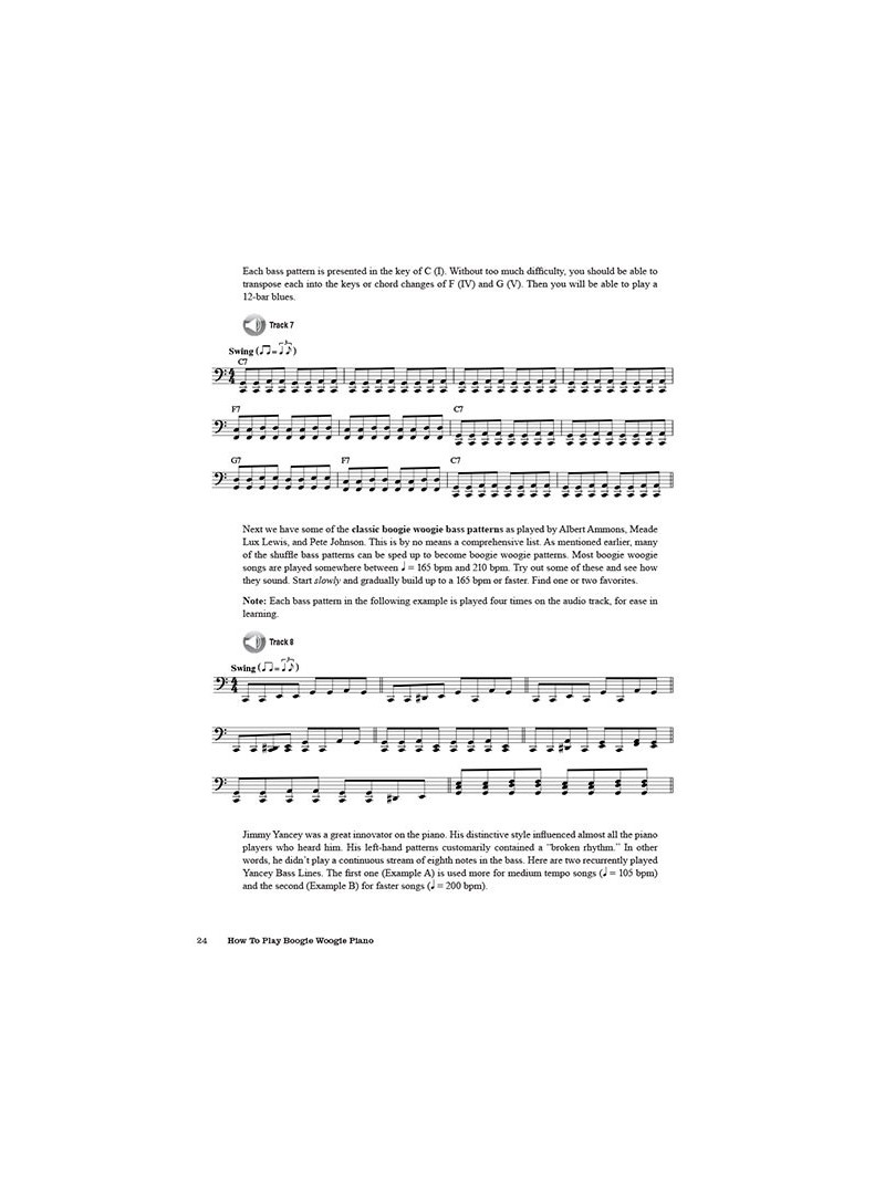 How to Play Boogie Woogie Piano (book/Audio Online)