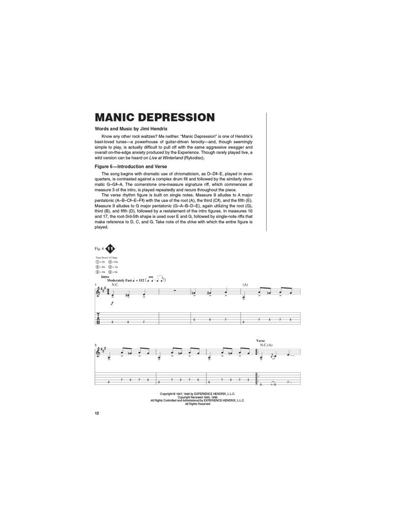 Jimi Hendrix Signature Licks (book/CD)