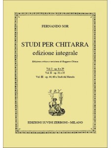 Sor - Studi Per Chitarra Vol. 1