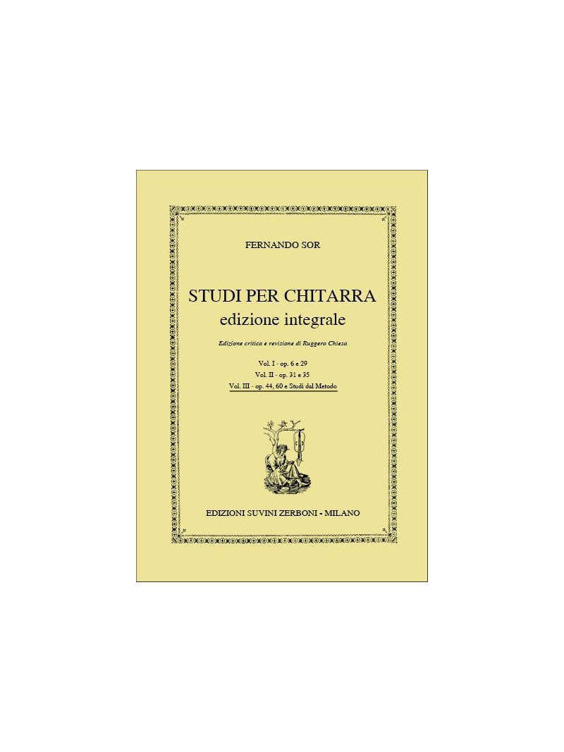 Sor - Studi Per Chitarra Vol. 3