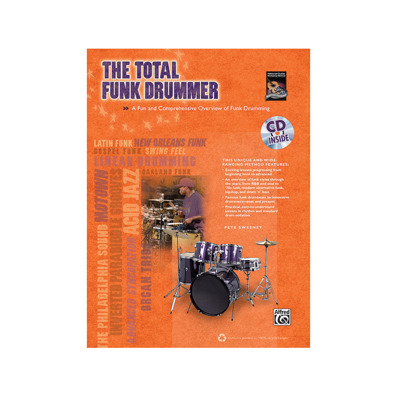 The Total Funk Drummer (book/CD)