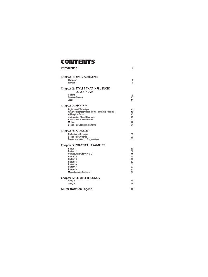 Bossa Nova Guitar (book/CD)