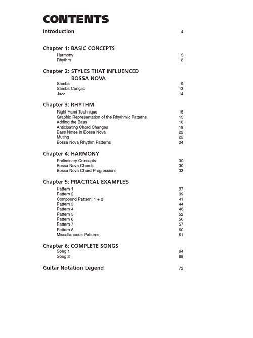 Bossa Nova Guitar (book/CD)