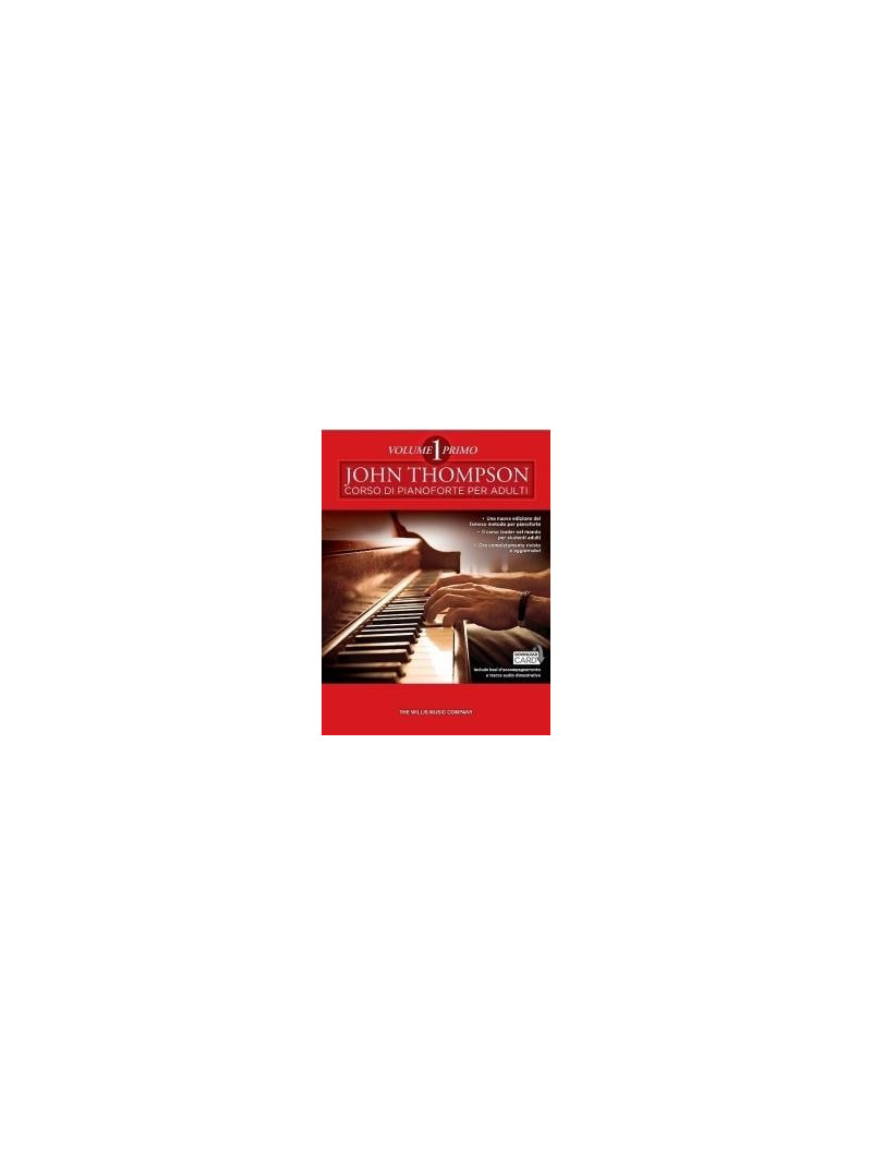 John Thompson's Corso di Pianoforte per adulti 1 (libro/Download Card)