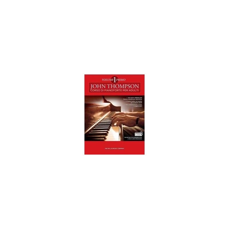 John Thompson's Corso di Pianoforte per adulti 1 (libro/Download Card)