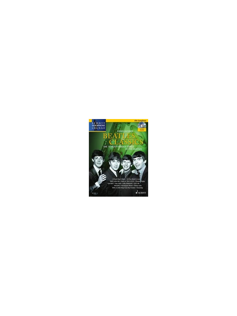 Beatles Classics For Alto Saxophone (book/CD Play-Along)
