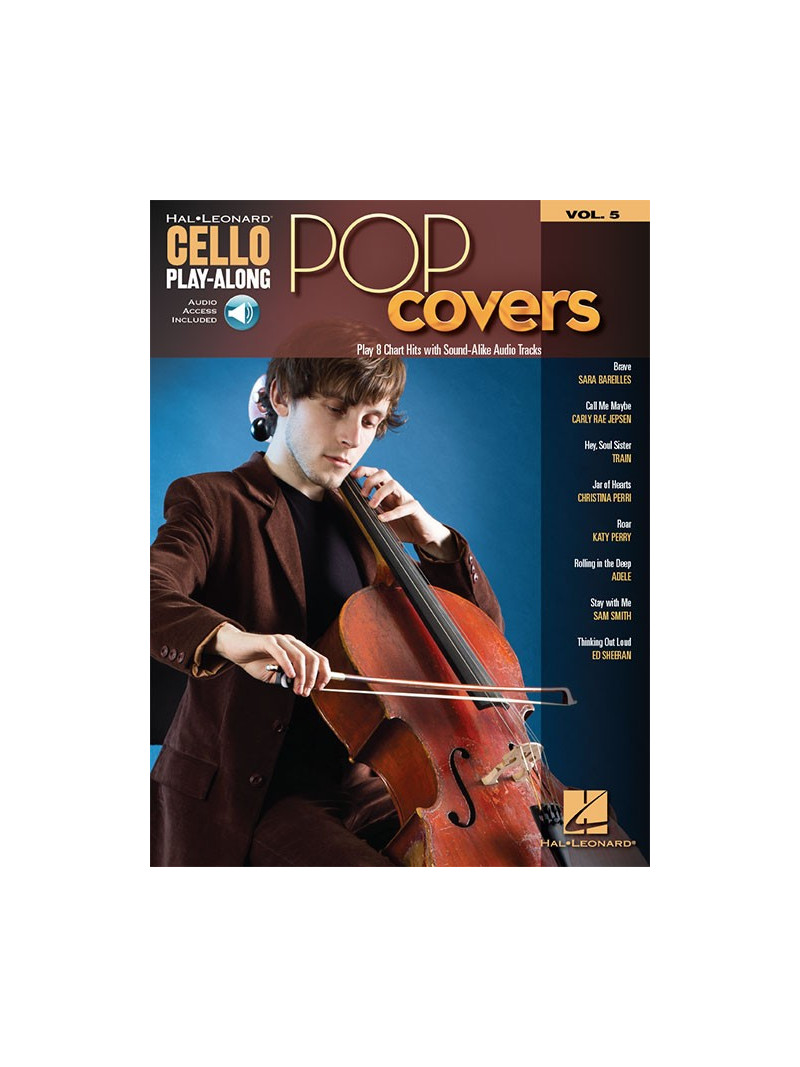 Pop Covers: Cello Play-along Volume 5 (book/Audio Online)
