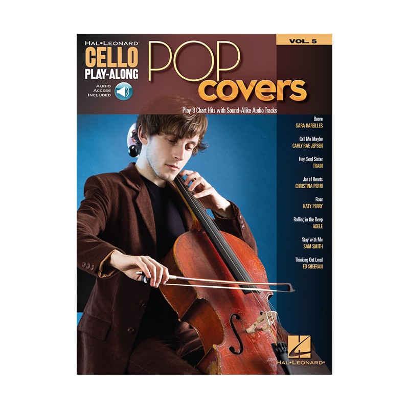 Pop Covers: Cello Play-along Volume 5 (book/Audio Online)