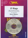 15 Rags - Bass Trombone  (book/CD Play-along)