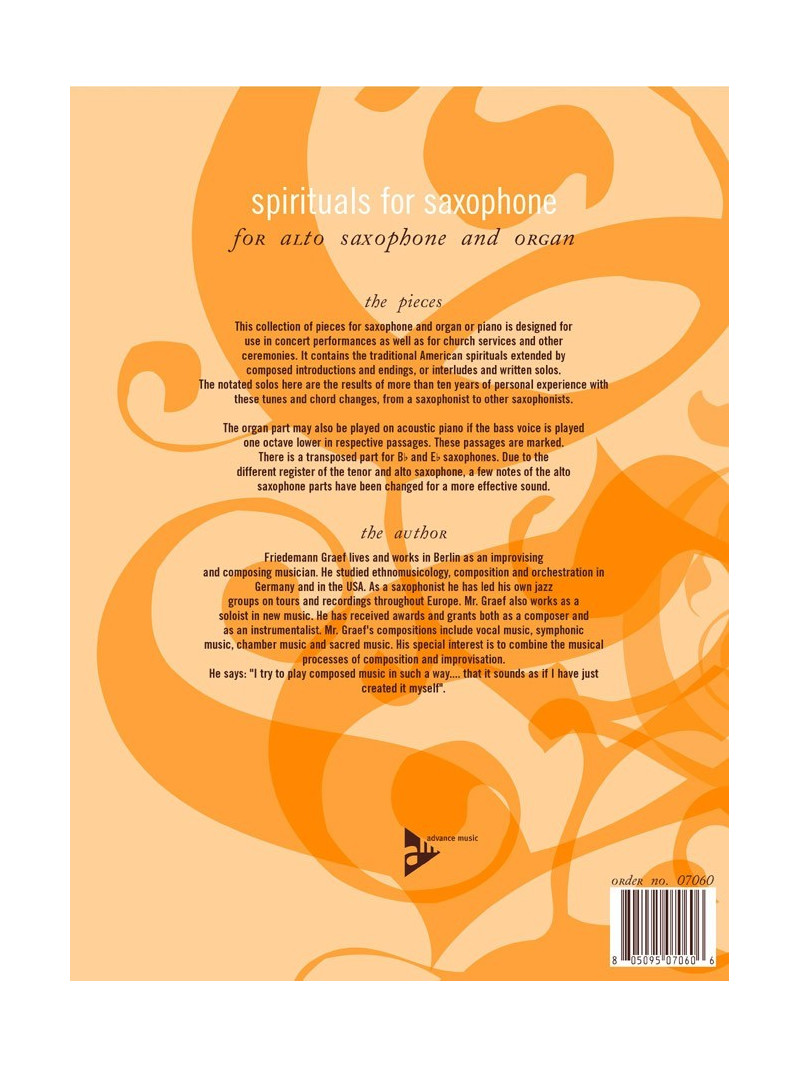Spirituals fo Saxophone "O Happy Day"