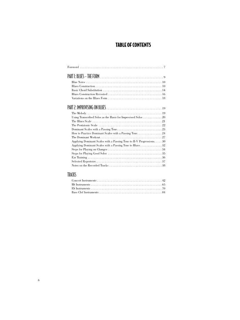 Improvisation Series: The Blues Vol. 2 (book/CD)