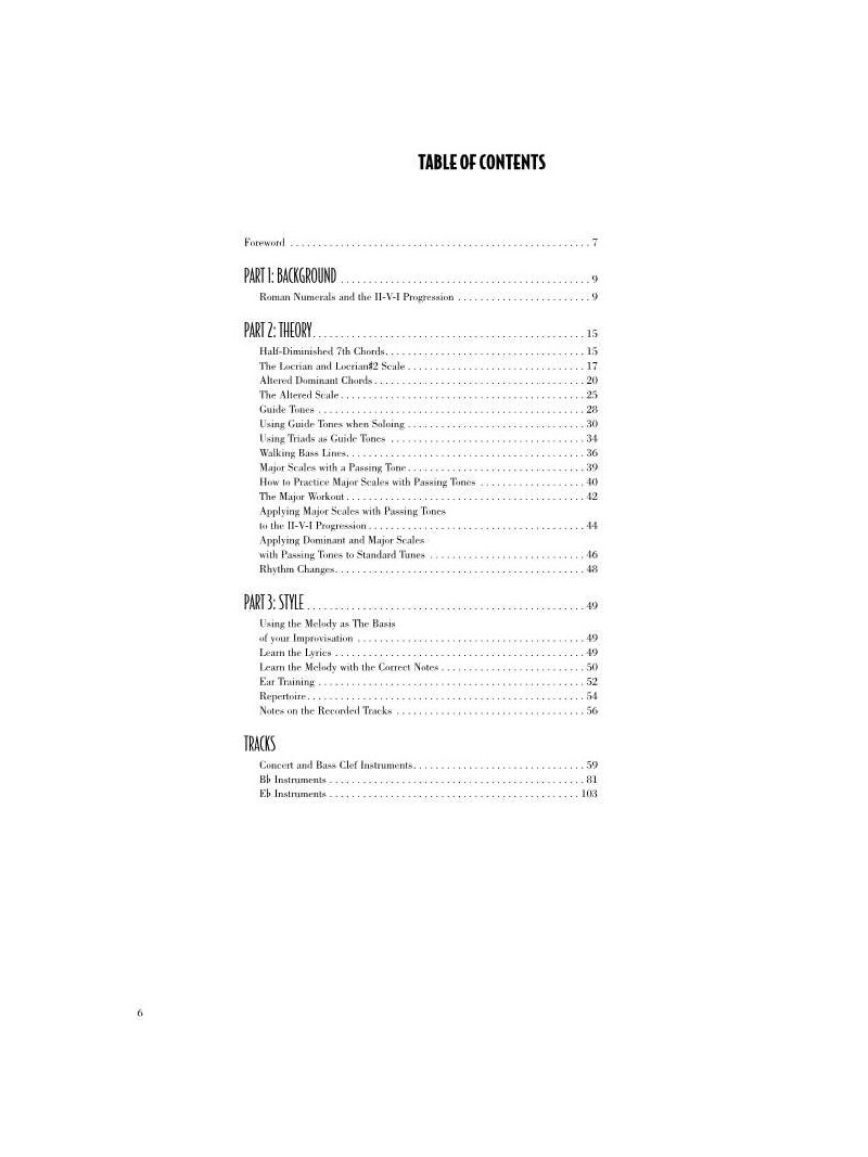 Improvisation Series: The II-V-I Progression Vol. 3 (book/CD)
