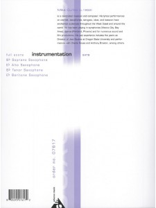 Tribute to Dexter for Saxophone Quartet
