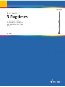 Scott Joplin - 3 Ragtimes (for Flute and Piano)