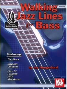 Walking Jazz Lines for Bass (book/Audio Online)